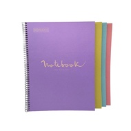 [SG] ECO MIQUELRIUS 6090 Emotions Notebook A4 (SQUARED & LINED, 80 sheets) [Evergreen Stationery]