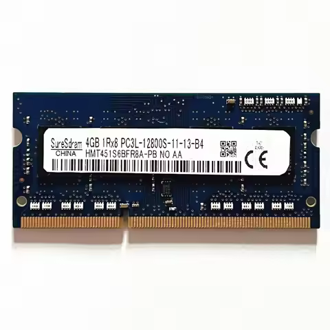 DDR3 RAM 4GB 1600MHz SODIMM Laptop Memory ddr3 4GB 1RX8 PC3L-12800S-11-13-B4 204PIN