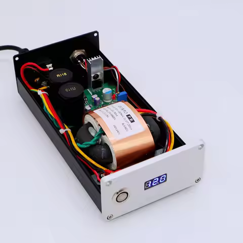 30W DC5V/9V/12V 3A Ultra-low noise HIFI linear power supply 2-stage regulated LT3042-LT1764 linear p