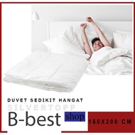 Inner Cold Duvet Quilt Blanket / Duvet size 150x200 cm Thin Quilt Polyester Plain Blanket