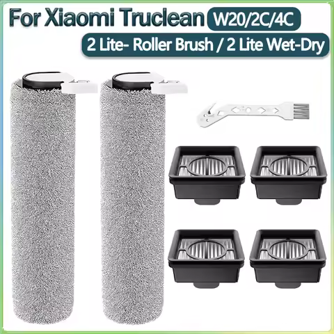 For Xiaomi Truclean W20 2c/ 4c/ 2lite Wet-Dry/ 2 Lite- Roller Brush ļ¼Vacuum Accessoriesļ¼Roller Brush
