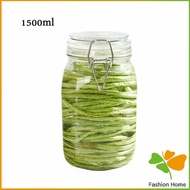 FASHION โหลแก้วมีฝาปิด โหลแก้วสูญญากาศ  มีหลายขนาดให้เลือก โหลใส โหลแก้วทรงกลม โหลแก้วมีฝาปิด Glass sealed jar