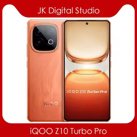 New IQOO Z10 Turbo Pro 5G Cell Phone 6.78inch AMOLED 144Hz Snapdragon8s Gen4 50MP 120W Dash Charger 