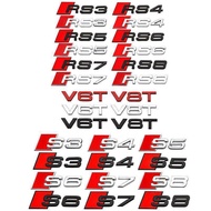 Suitable for Audi S RS Series Car Logo Labeling RS3RS4RS5RS6RS7S3S4S5S6S7S8 Original Size Model