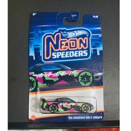 Hotwheels Mazda RX 7 Drift Neon Speeders Hot Wheel Rare