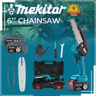 Mekitor mini chainsaw battery 6 inch electric chain saw portable chainsaw cordless saw 电锯