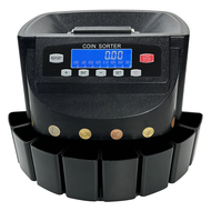 เครื่องนับเหรียญ เครื่องแยกเหรียญ​ Coin Counter​ มีหูหิ้ว หน้าจอดิจิตอล LCD เครื่องคัดแยกเหรียญ​แบบอ