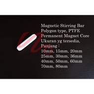 Magnetic Stirring Bar L.70mm PTFE- Polygon| Magnetic Stirring Rod - Lab