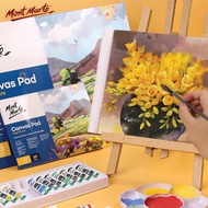 [HoaPhamJp] acrylic, oil-painted canvas notebook - MM Canvas Pad 10 Sheets A3/A4/A5