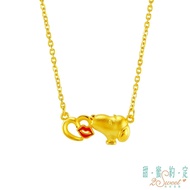 【2sweet 甜蜜約定】(5/14-5/16 line購物加碼5%) 最初的愛史努比Snoopy黃金項鍊