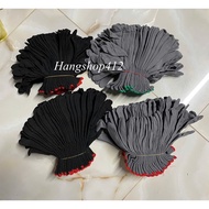 Long - Short Black Foam Gloves / Gray Foam - Foam Work Gloves / Labor Protection Gloves