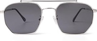 Fashion Square Hexagon Sunglasses Women Men Retro Double Bridge Metal Shades Polygon Sun Glasses 80'