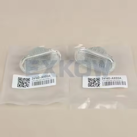 2PCS Side Flasher Lamp Assy for Nissan Pickup Navara II D40 2004-2019 Qashqai II J10E Pathfinder III