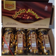 Dking almond chocolate 1 box contains 4 jars (EXPIRED April 2027) coklat