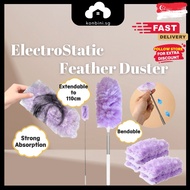 [SG] Japan Magic Electrostatic Dust Duster Portable Silent Car Folding Feather Duster Window Cleaner