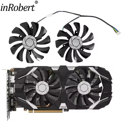 New 4Pin 85MM HA9010H12F-Z Cooler Fan Replacement For MSI GTX 1060 6G For INNO3D GTX1060 Hurricane G