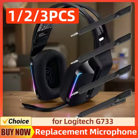 Clear Noise Reduction Microphone Aux 3.5mm Wireless Gaming Headset Mic Headset Mic for Logitech G733
