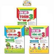 Book - Summer Review Combo Math, Vietnamese, English Grade 3 (For students from 3rd grade to 4th gra