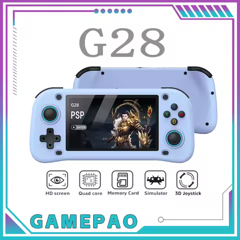 G28 game console 4.3-inch high-definition screen retro arcade game console, with 3D game stick custo