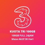 Paket Data Internet Three Kuota Tri 30GB 42GB 55GB 100GB 130GB 30HARI