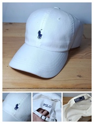 Topi Polo Logo Hitam Original Second Ball Segel Bekas Import Preloved