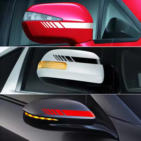 Car Styling Rearview Mirror Stickers Decoration Accessories for Kia Sportage Rio 3 4 Soul Stonic K5 