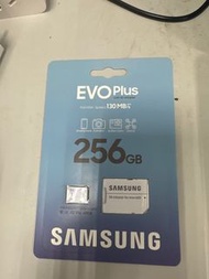 Samsung EVO plus 256 G Micro SD card with SD adaptor