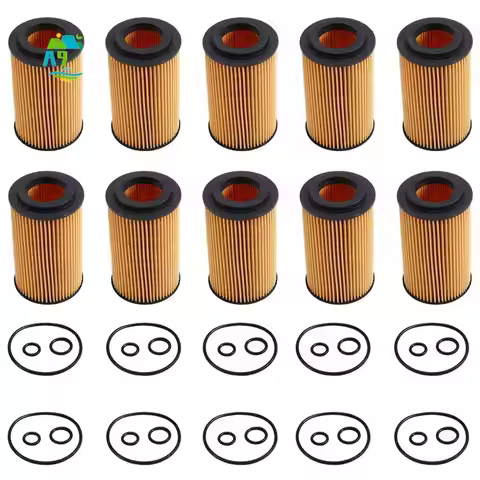 A09E-10Pcs Oil Filter A6511800109 For Mercedes Benz C Class W204 C204 2011 2012 2013 2014 C220 C250 