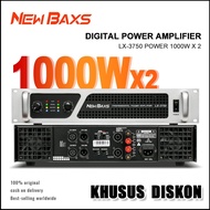New Baxs Amplifier LX-3750 Audio Amplifier 2 Saluran 4 Ohm 8 Ohm Kuasa Tinggi Profesional Subwoofer 