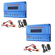 (ZVET) For B6 80W Lipo Battery Charger+XT60 Lipo NiMh Li-Ion Ni-Cd Digital Lipro Balance Charger Bat