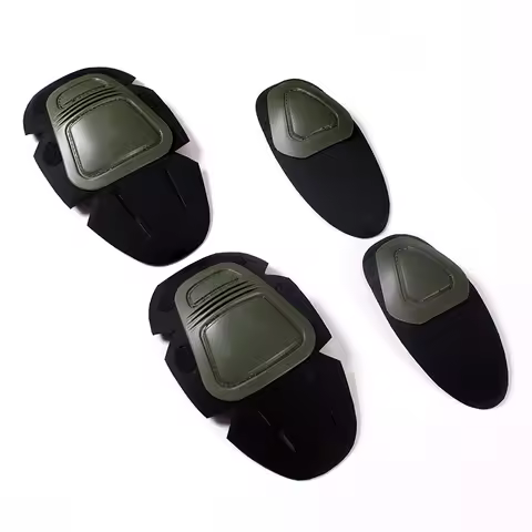 2026 New Tactical g2 g3 Frog Suit Knee Pads & Elbow Support Paintball Airsoft Kneepad Interpolated L
