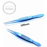 Bishop-Harmon Forceps 0.5mm Serrated Tips Tissue Forceps Titanium Harmon Forceps Delicate Double Eye