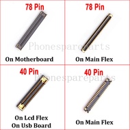 10pcs LCD Display Screen Flex FPC Connector Plug For Samsung A72 A52 A525F A52S A32 A725 A325F A326 