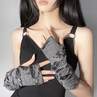 Gothic Fingerless Gloves Fairy Grunge Punk Rock Glove Warrior Mittens Y2K Egirl Scene Emo Accessorie