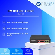 SWITCH POE 4 PORT NADO-04 Switch Poe Nado-04 Switch 4 Port Nado-04