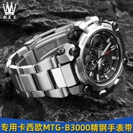 Suitable for Casio G-SHOCK Series MTG-B3000 Modified Quick Release Steel Band Stainless Steel Watch Strap Accessories