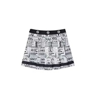 original Korean UTAA Golf Dress Skirt 25 Spring Female Logo Pattern Color Pleated Sports Half-length