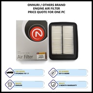 Hyundai I10 1.1 Korea Aftermarket Air Filter (28113-0X000)