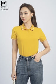Áo polo lá cổ dệt không chân - mmoutfit