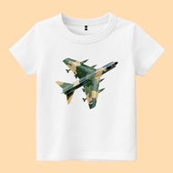 Children's t-shirt with jet plane image