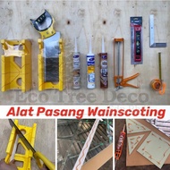 Wainscoting Mitre Box Gergaji Mitre Box Gam Wainscoting Gam Cermin  Silicon Sesiku L  Pemegang Gam T