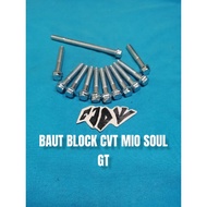 CVT BLOCK BOLT CVT BLOCK MIO SOUL GT KEY T8