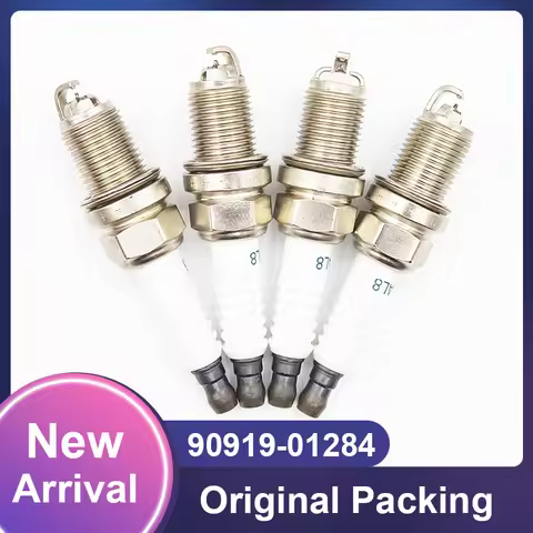 4pcs 90919-01284 FK16BR-AL8 Iridium Spark Plug For Toyota Yaris Aqua Sienta Prius C Vitz Fielder 909