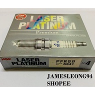 ORIGINAL PFR5B (5341) NGK LASER PLATINUM SPARK PLUG NISSAN PRIMERA SERENA SUNNY/ FIAT UNO/ RENAULT C