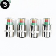 TRB 4pcs Car Valve Tyre Cap Dust Monitor Wheel Tire Pressure 32-36 PSI Sensor