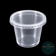 Bekas dadih/sos 6oz- E-180T- 6oz PP Tub With Lid 100pcs