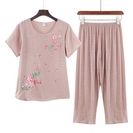 Same Day Delivery Arrive The Next Summer Cotton Linen Mother Suit Simple Comfortable Large Size Can 