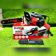 EUROX เลื่อยยนต์ รุ่น EU740 740วัตต์ 220V 11.50นิ้ว (เลื่อยไฟฟ้า) เลื่อยตัด เลื่อย ตัดไม้ เลื่อยไม้ 