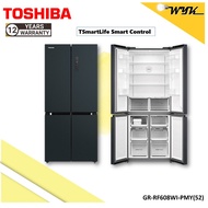 Toshiba 4 Door Inverter Fridge 580L GR-RF608WI-PMY(52)