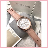 ۩ ✻ MICHAEL KORS Mercer leather pawnable mk watch